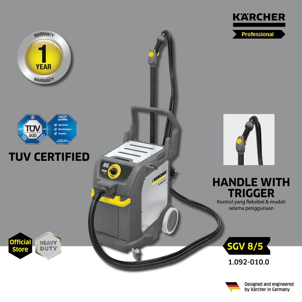 Jual Karcher SGV 8/5 *EU 3000 Watt Steam Vacuum Cleaner Shopee Indonesia