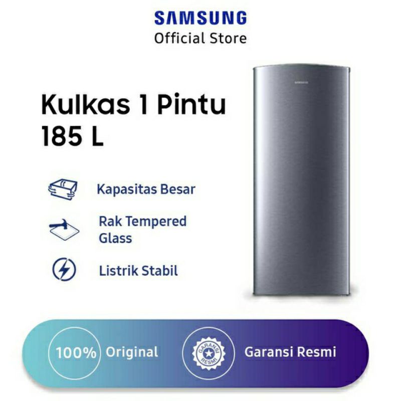 Jual kulkas samsung 1 pintu, 185 L RR18T1001SA/SE Shopee Indonesia