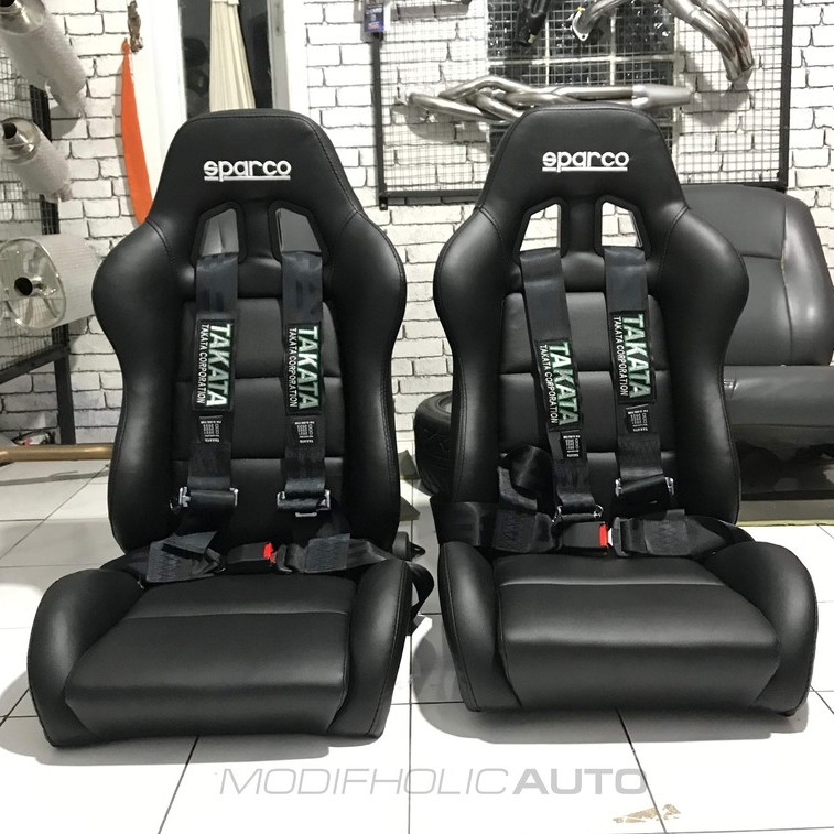 Jual Jok Racing Universal Hitam Bahan Kulit | Shopee Indonesia