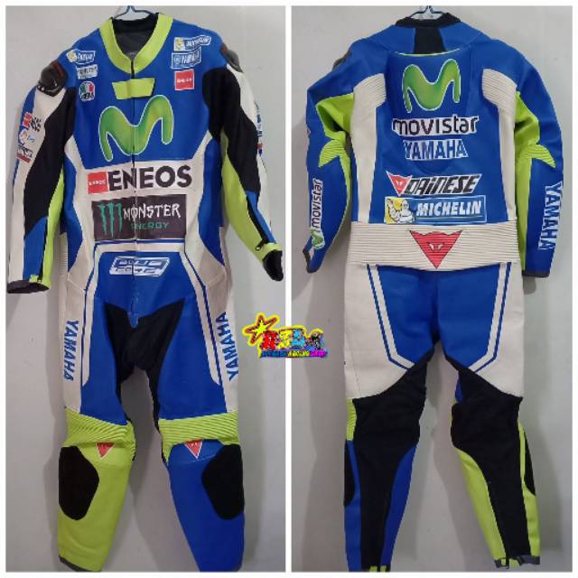 Jual Wearpack Roadrace Baju Balap Yamaha Custom Moto Gp | Shopee Indonesia