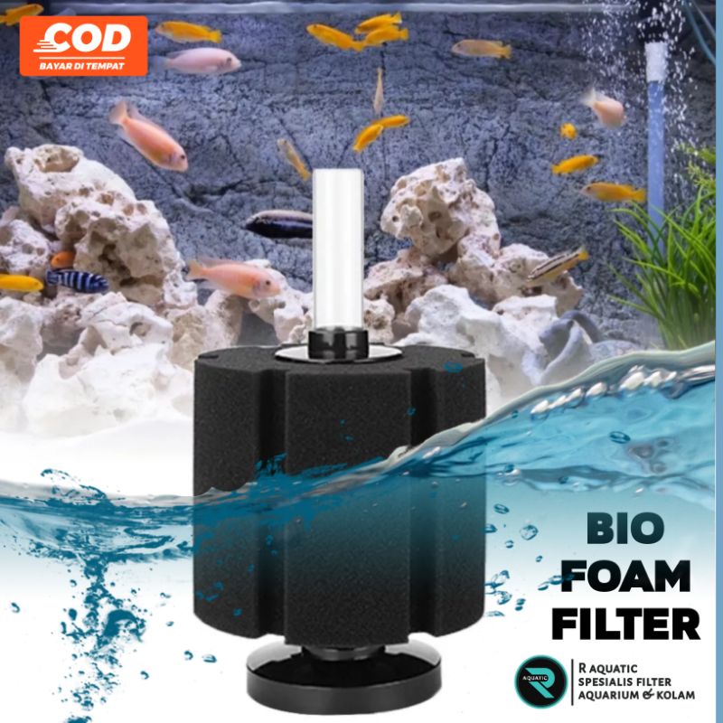 Jual bio foam filter aquarium aerator Shopee Indonesia