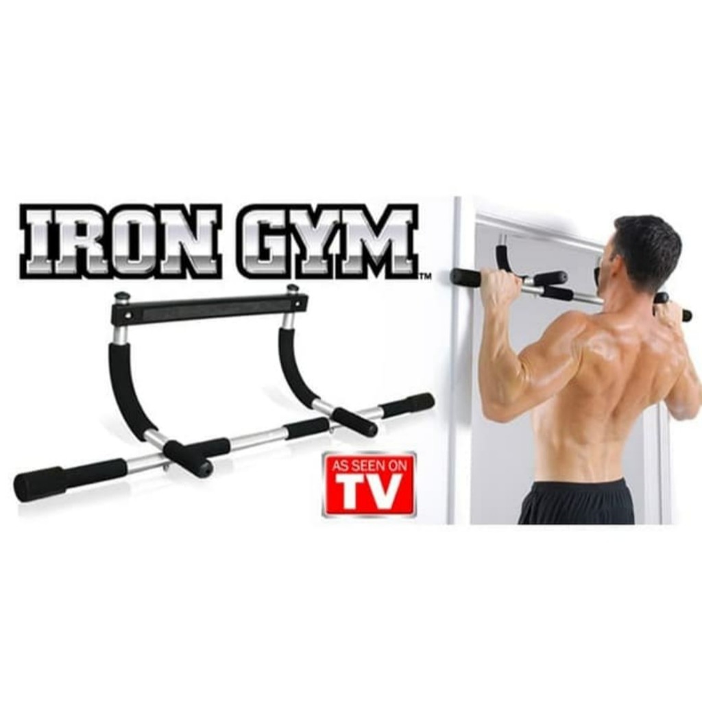 Jual Alat Pull up bar Iron gym Door Chin up Fitnes Tiang Push Up Pintu