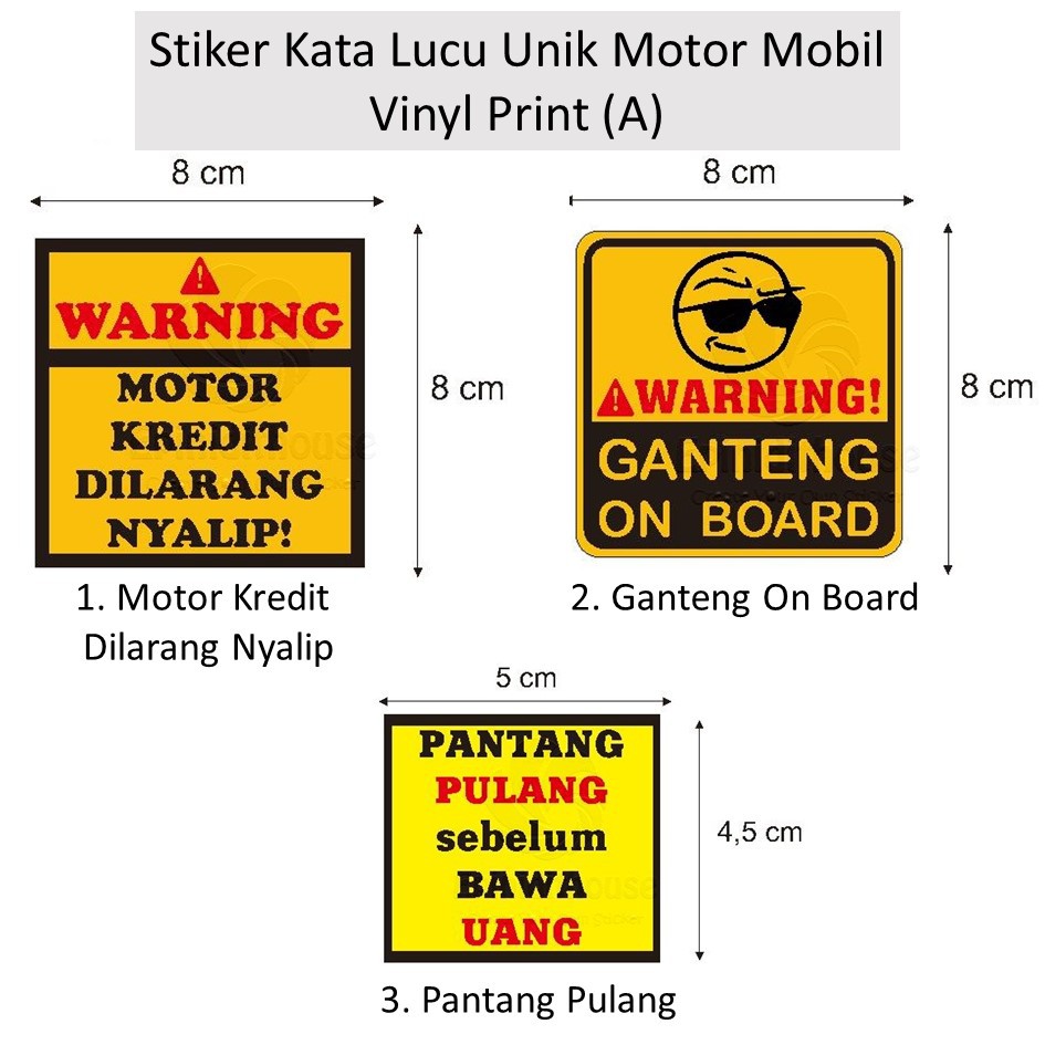 Kata Kata Warning Lucu