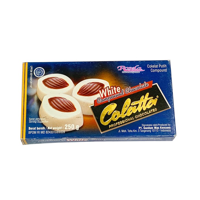 Jual Colatta White Compound 250 G - Coklat Putih Compound Collata | Shopee Indonesia