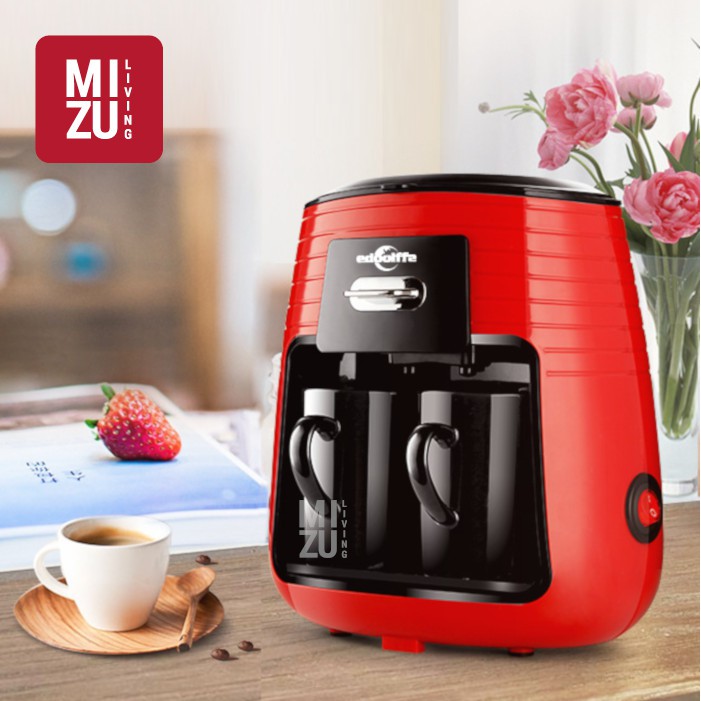 EDOOLFFE MD235 Mesin Kopi Elektrik Drip Coffee Maker with Ceramic Cups Shopee Indonesia