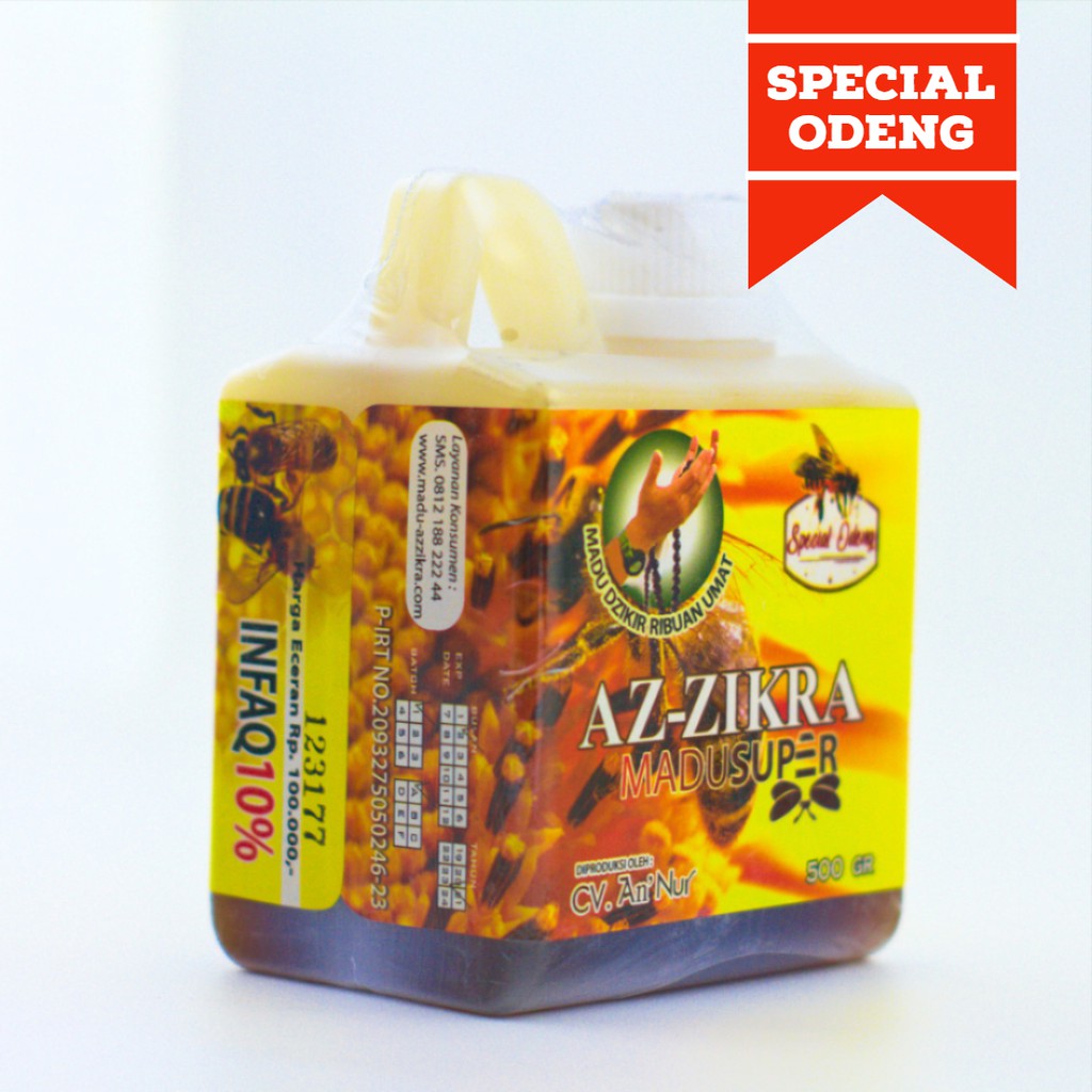 Madu Az Zikra Asli Super 500 Gram Original Azzikra 500Gr Spesial Odeng