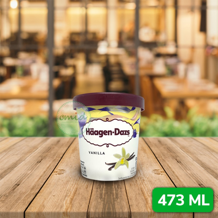 Jual Haagen Dazs Ice Cream Vanilla Flavour 473ml Shopee Indonesia