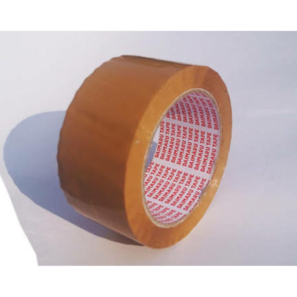Jual Daimaru - Lakban Coklat - Bening 90 Yard - Roll | Shopee Indonesia