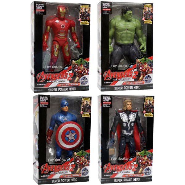 Jual Mainan Anak Robot Hero Avenger 2 Thor IronMan Hulk Captain America