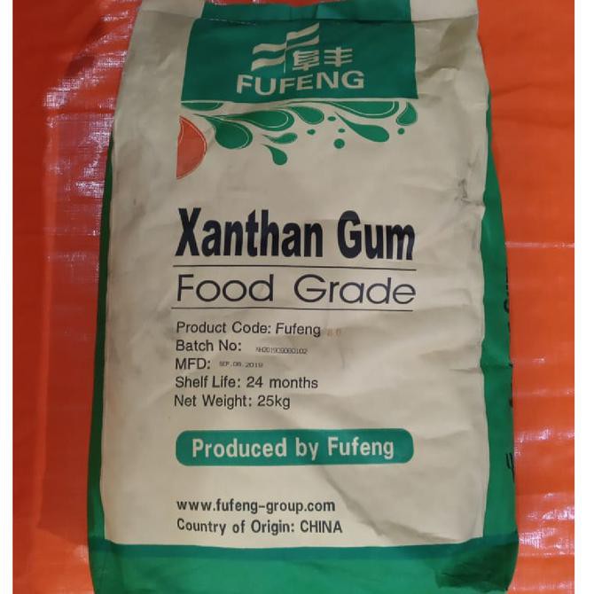 Jual Xanthan Gum 1 Kg Food Grade Mesh 80 Fufeng 1000 Gram Shopee