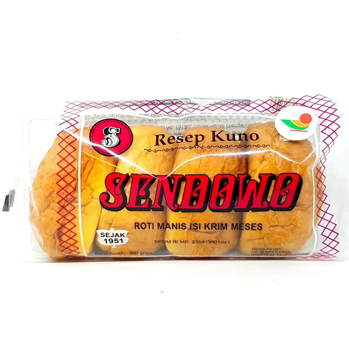 SENDOWO ROTI MANIS ISI KRIM MESES 200gr RESEP KUNO
