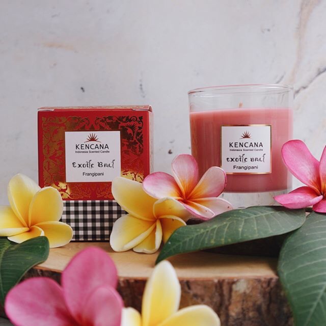 Jual Kencana Candle Exotic Bali ( Frangipani ) Scented Candle