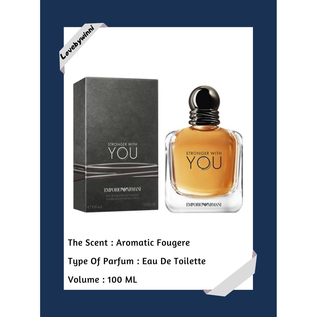 Jual Emporio Armani Stronger With You Men Edt 100Ml | Shopee Indonesia