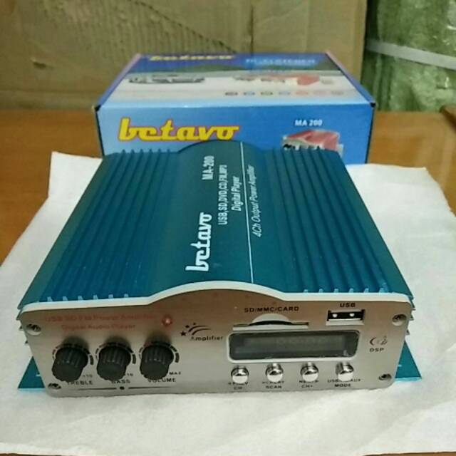AMPLI POWER MOBIL BETAVO MA 200 MA-200 MA200 | Shopee Indonesia