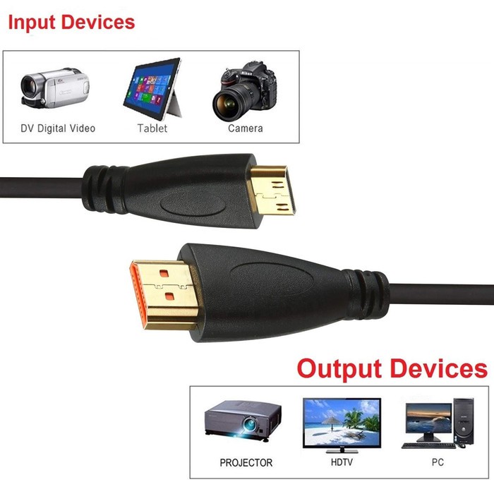Jual Kabel Hdmi To Mini Hdmi 10 Meter | Shopee Indonesia