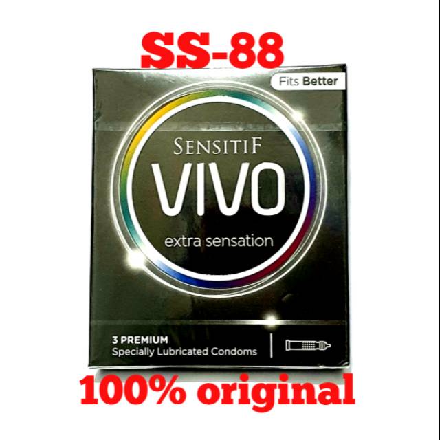 Kondom Sensitif Vivo Extra Sensation Isi 3 Pcs Shopee Indonesia