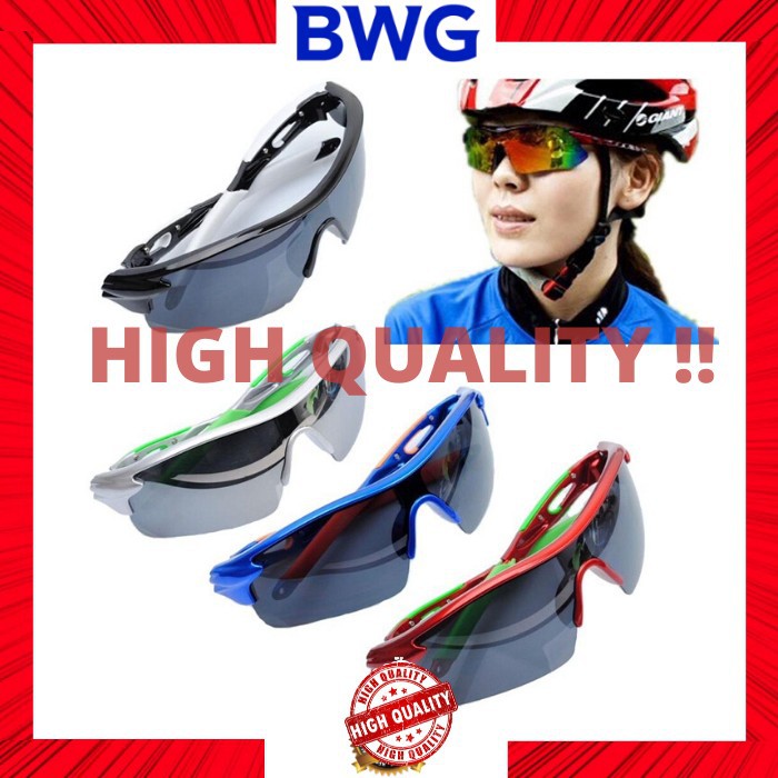 Jual Diskon - Kacamata Sepeda Kacamata Gowes Kacamata Sport Kaca Mata Sepeda Balap | Shopee Indonesia