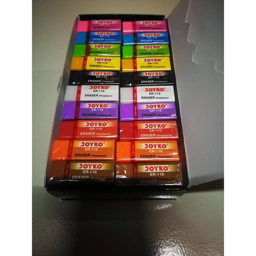 PENGHAPUS PENSIL PELANGI WARNA WARNI JOYKO Shopee Indonesia