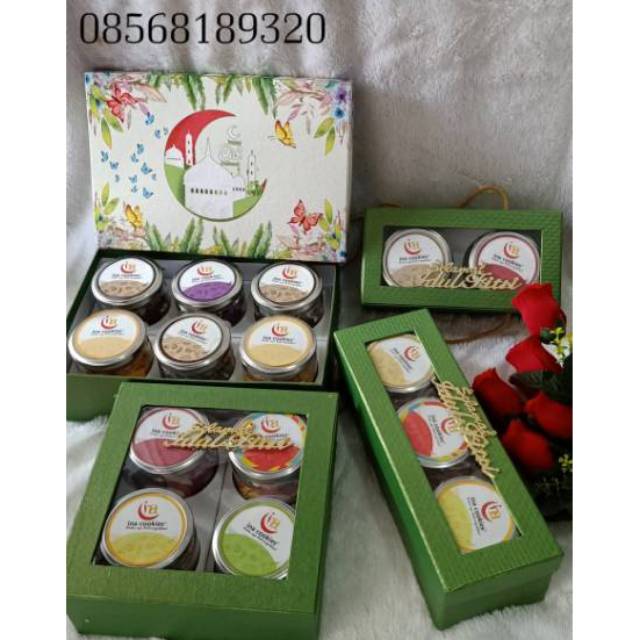 Hampers Jar Kaca Ina Cookies Shopee Indonesia