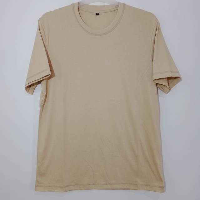 Jual Kaos Polos Coklat Muda | Shopee Indonesia