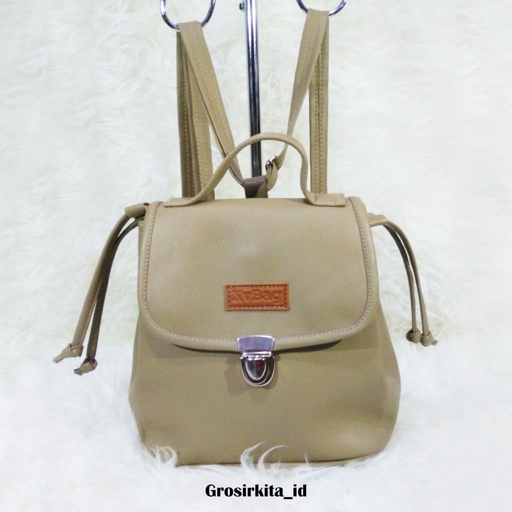 Tas Ransel Elly 2in1 serut Wanita Murah / Grosir Backpack Fashion Korea