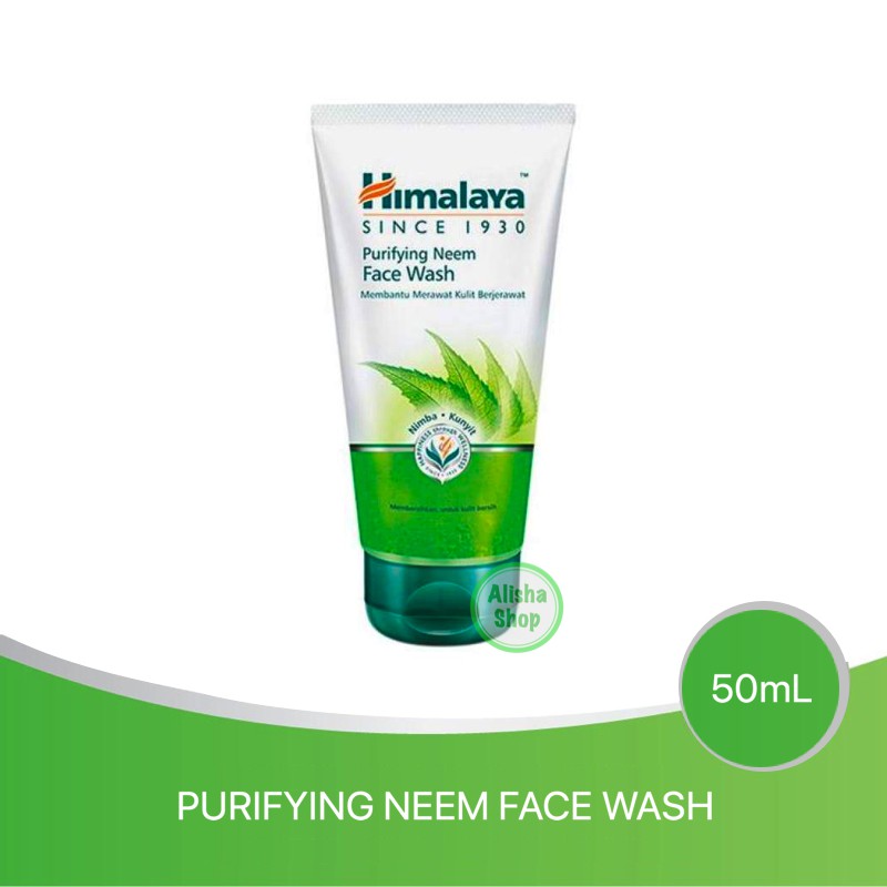 HIMALAYA Purifying Neem Face Wash 50ml Shopee Indonesia