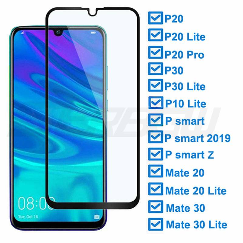 Jual 9D Tempered Glass For Huawei P30 Lite P20 Pro P Smart Z 2019 Protective Glass For Huawei Mate 20 30 Lite Screen Protector Film Indonesia|Shopee Indonesia