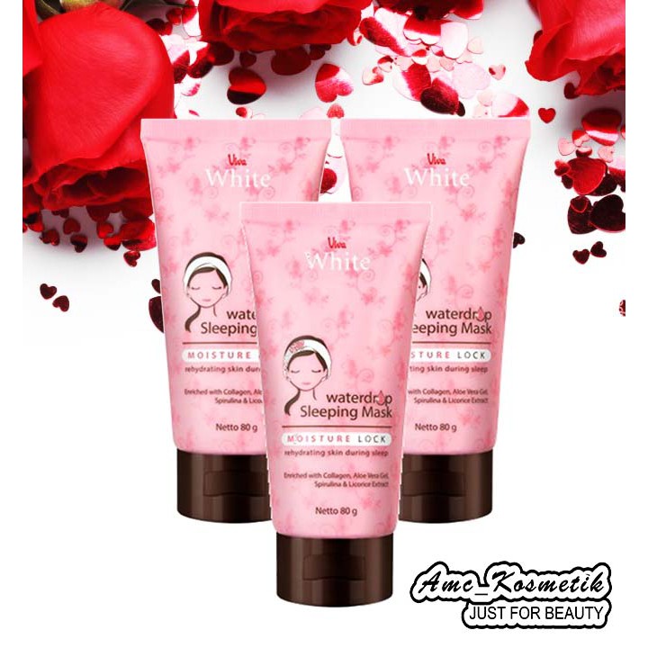 Viva White Waterdrop Sleeping Mask 80 g Shopee Indonesia