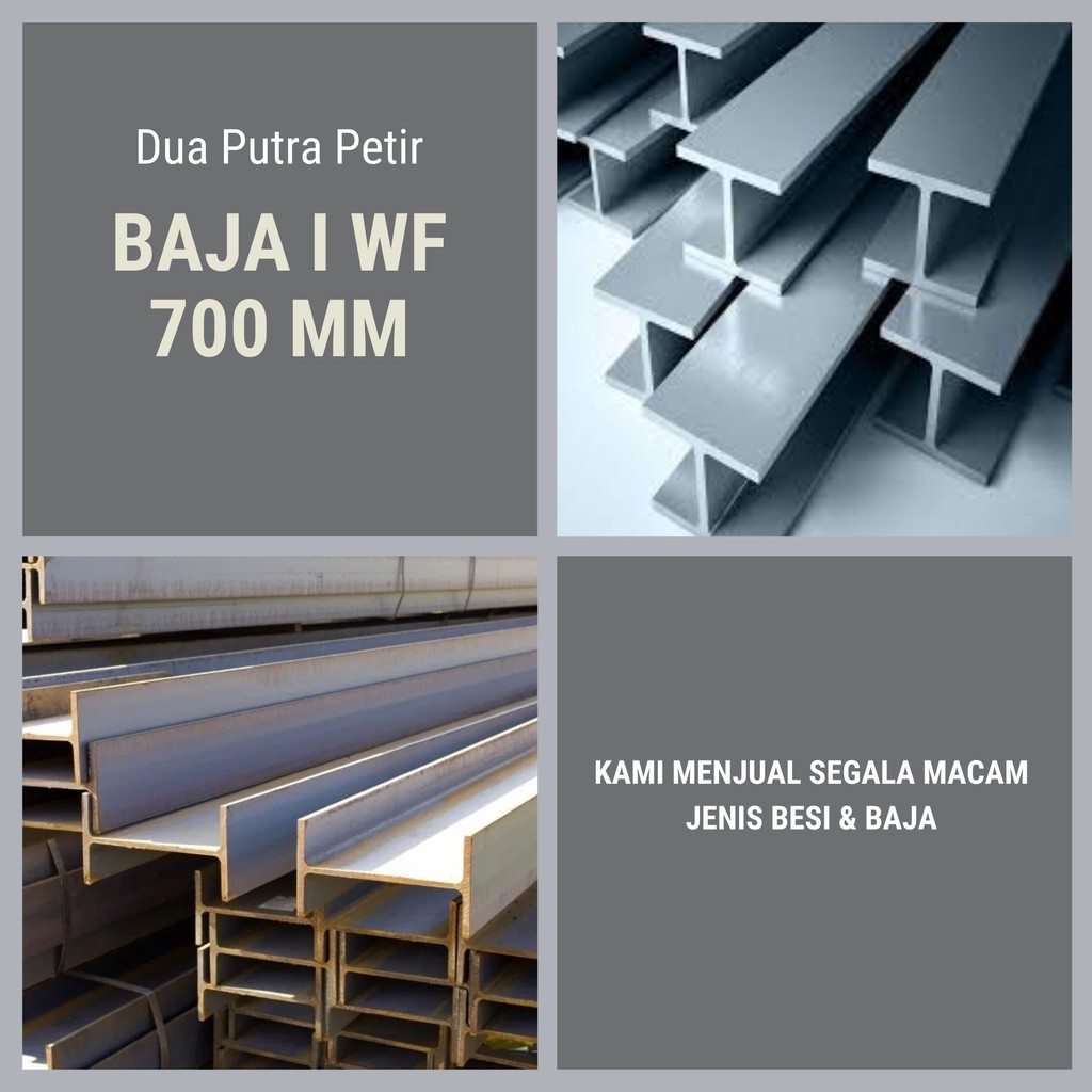 Jual Baja WF 600 x 200 x 11 x 17 mm Panjang 12 m Shopee Indonesia