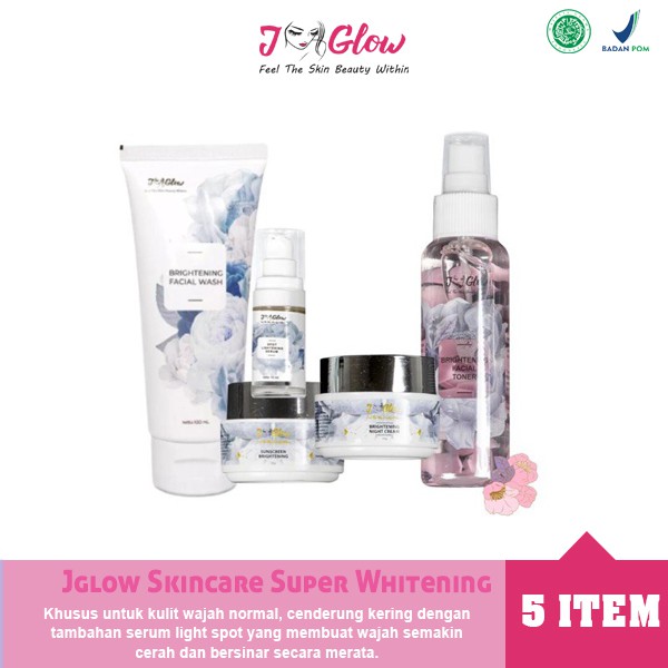 Jglow Super Whitening Brightening Skincare Series Pemutih