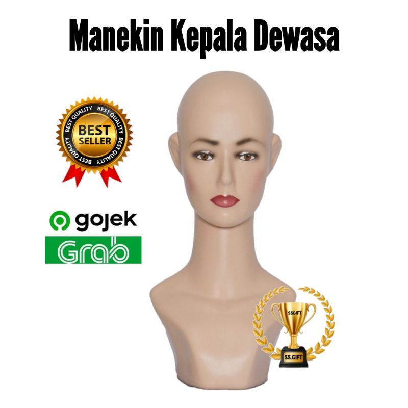 Jual Patung Kepala / Mannequin Kepala Dewasa Shopee Indonesia