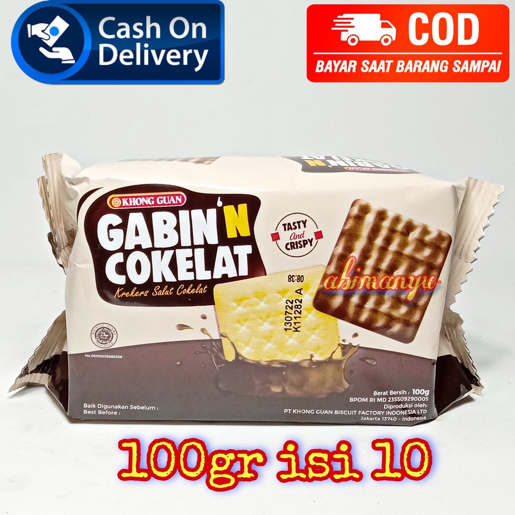 Jual Biskuit Khong Guan Gabin N Coklat 100Gr | Shopee Indonesia