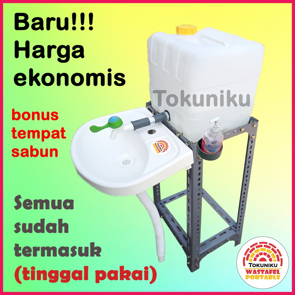 Wastafel Portable Drum Tempat Cuci Tangan Murah Wastafel Portabel Shopee Indonesia