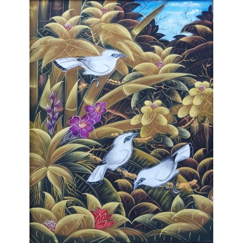 Jual Lukisan Burung Jalak Putih Bali | Lukisan Bagus | Lukisan Cantik | Lukisan Indah | Lukisan Alam Indonesia|Shopee Indonesia 800_X_800_jpg