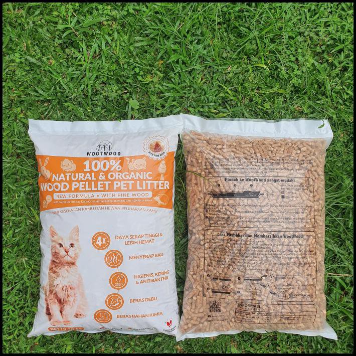 Jual Wootwood Wood Pellet Litter 10 Kg Shopee Indonesia