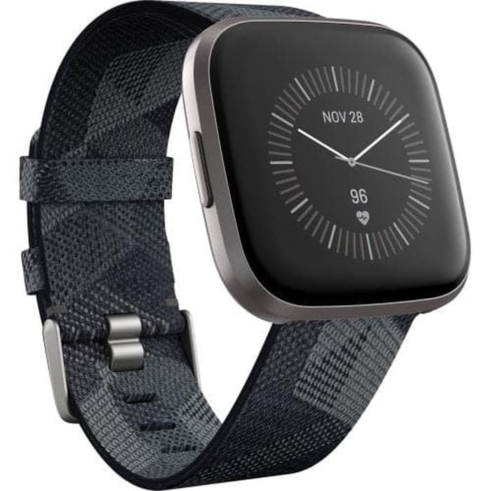 Jual FITBIT Versa 2 Special Edition FB507 Smoke Woven Mist Grey Shopee Indonesia