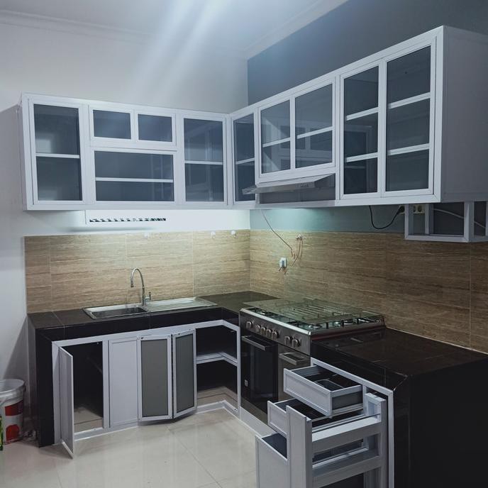 Jual Kitchen Set Aluminium Minimalis Shopee Indonesia
