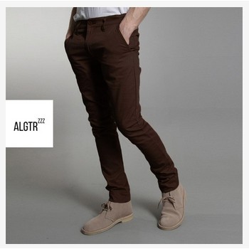 Jual Celana Chinos Dark Brown / Celana Chino Coklat Tua | Shopee Indonesia