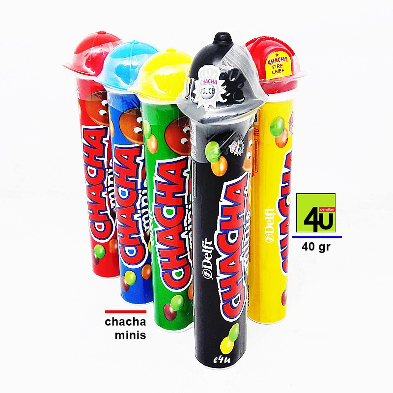 Jual Chacha Minis Hats - Coklat Butir Mini Kemasan Tabung - 40G Cha Cha | Shopee Indonesia