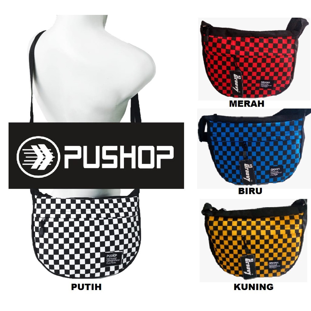 Tas Selempang Waistbag Distro Catur Shopee Indonesia