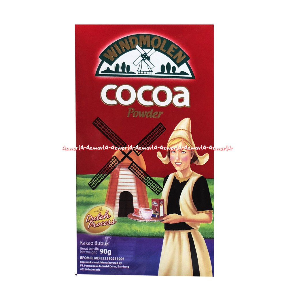 Jual Windmolen 90Gr Cocoa Powder Kakao Bubuk Tepung Kakao Bubuk Coklat Wind Molen | Shopee Indonesia