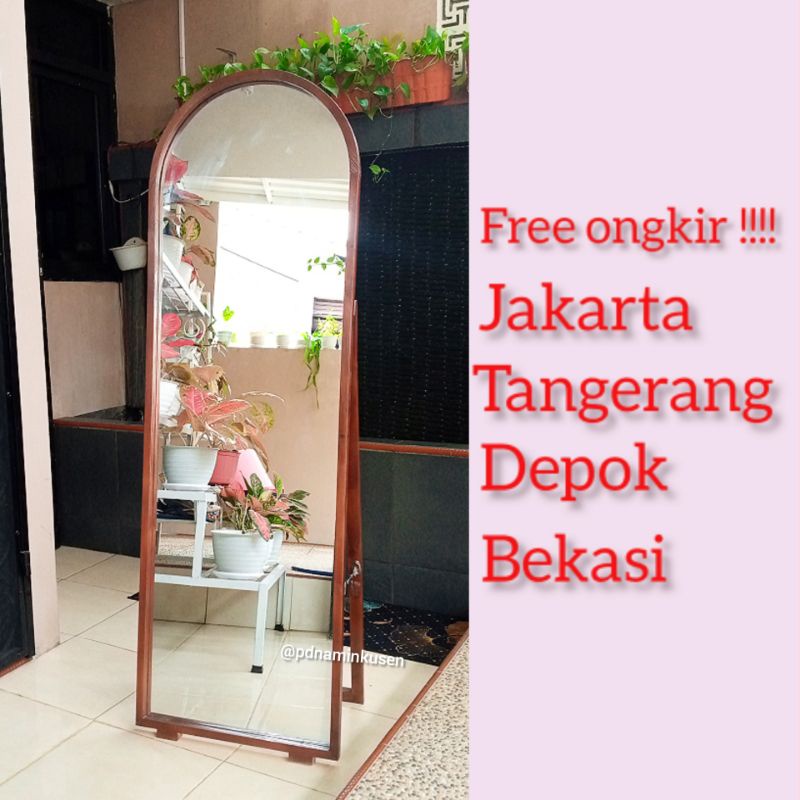 Jual standing mirror cermin full body 165*53(BARANG PO HARAP BACA