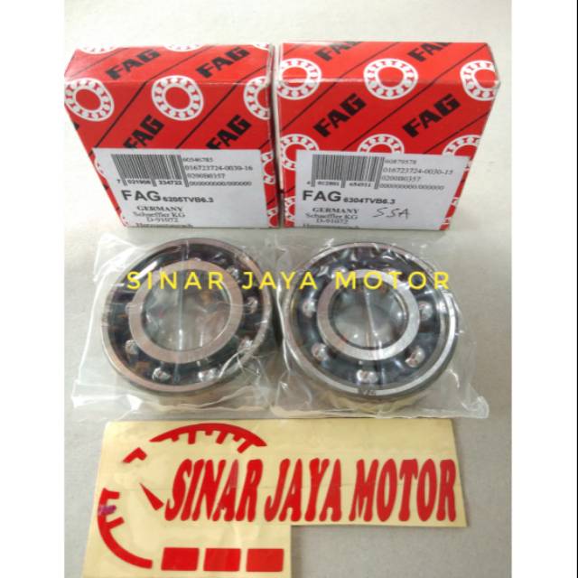 Bearing kruk as fag jupiter z 1set 6304/6205 Shopee Indonesia