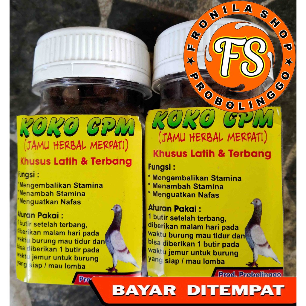 Jual Jumbo Pil Koko Cpm Jamu Herbal Merpati Terbang Khusus Latih Menambah Stamina Dan Nafas | Shopee Indonesia