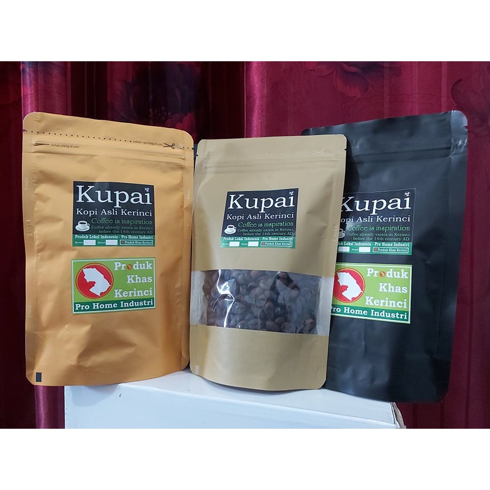Kopi Bubuk Robusta Kerinci 100 gram Kupai Full White