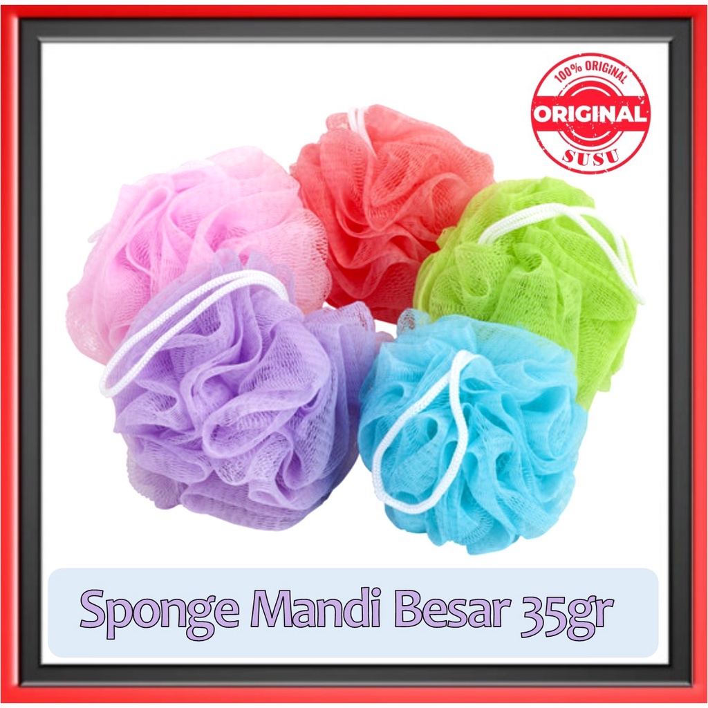 Jual Spons Mandi Jaring Bulat Besar / Bath Sponge Shopee Indonesia