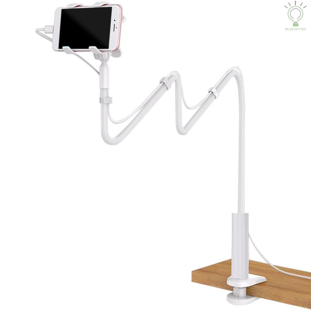 Jual (Bisa Cod)Phone Holder Bed Phone Holder Mount With Flexible Arm 360 Degree Rotation Phone Clamp Clip Stand Bedside Bracket Stand | Shopee Indonesia