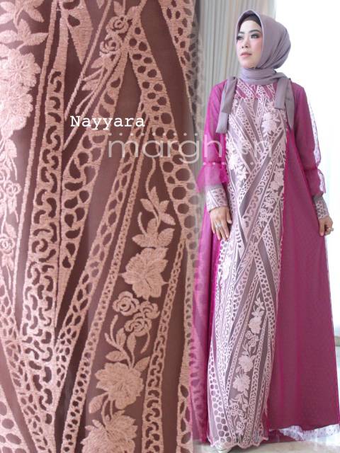 Gamis Pesta NAYYARA by MARGHON | Shopee Indonesia