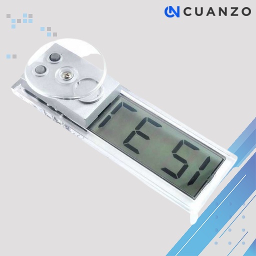 Jual Jam Mobil Digital LCD Suction Cup / Jam Mobil Kijang Kapsul Avanza