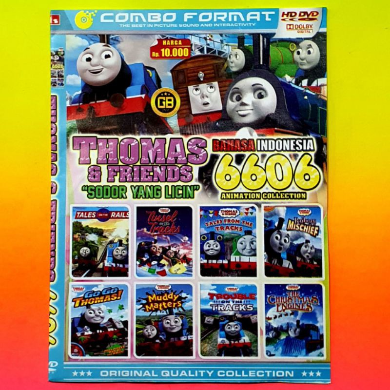 Kaset dvd film thomas movie collection bahasa indonesia
